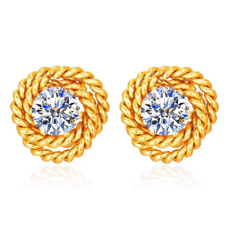 Hallie Earrings - Gold