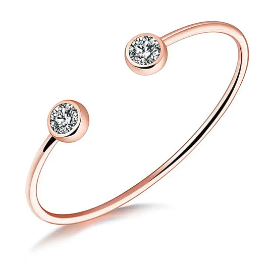 Darcy Bangle - Rose Gold