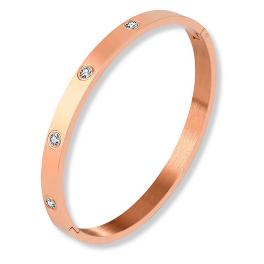 Dolly Bangle - Rose Gold